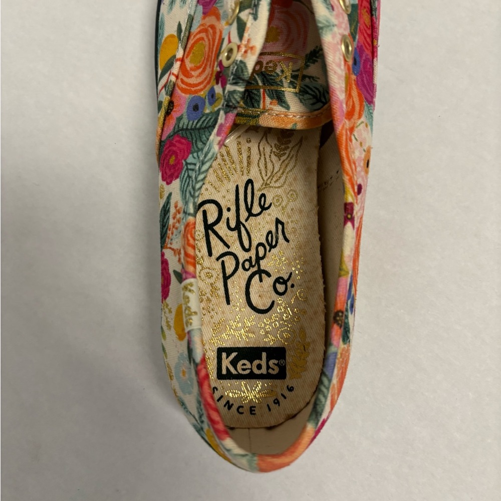 Keds x Rifle Paper Co. Canvas Shoes – Garden Print – Women’s 7.5 – NWT